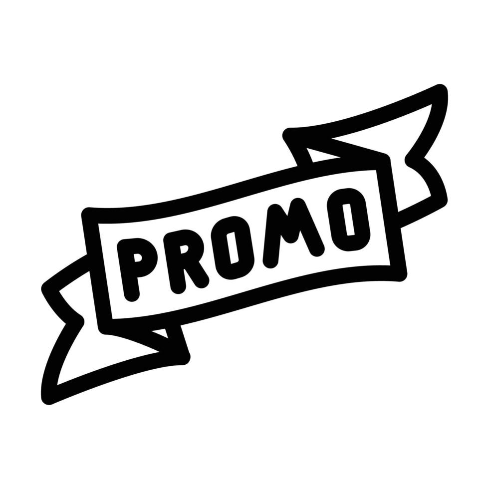 megaphone accessory for advertising line icon vector illustration