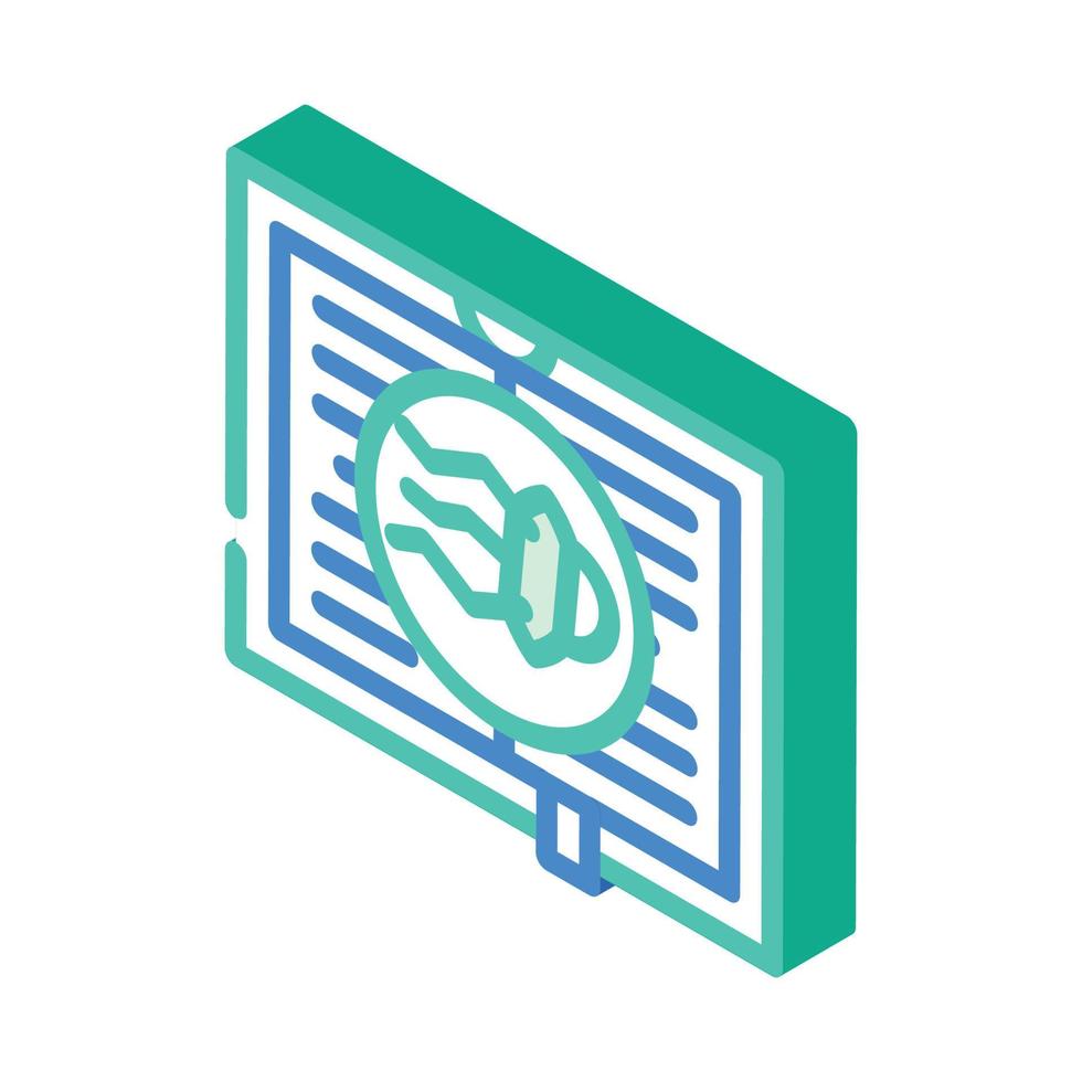science fiction literature isometric icon vector illustration