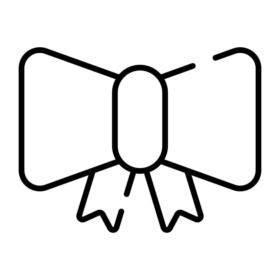 Beautiful ribbon bow vector design, modern style 17314983 Vector Art at