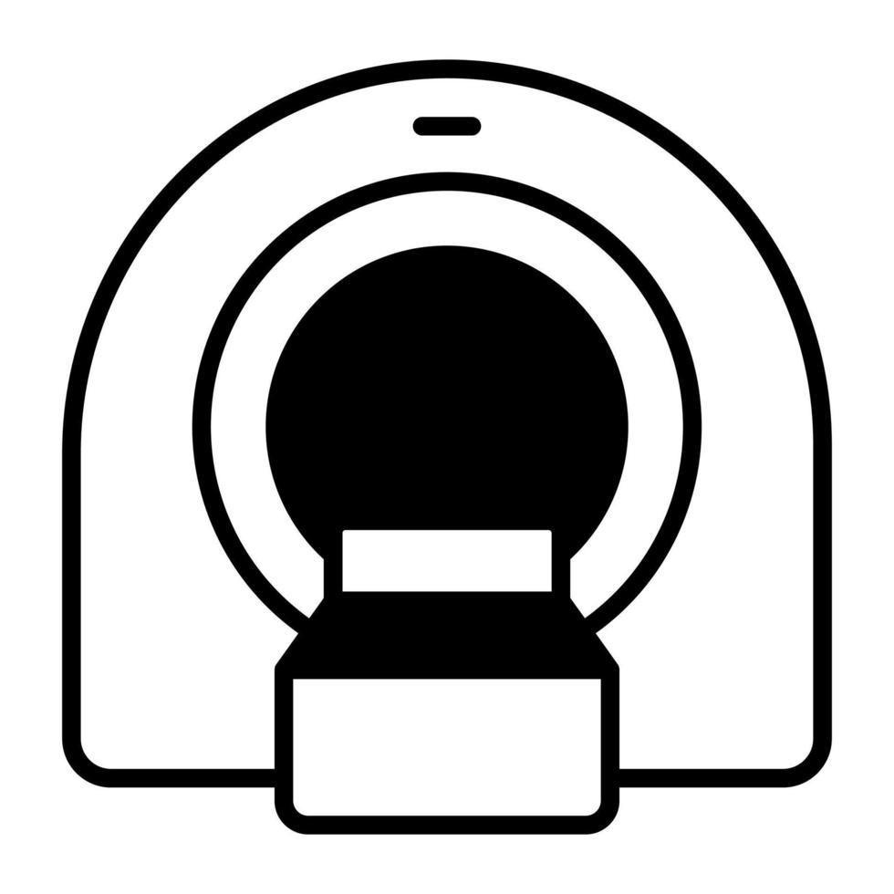 Have a look this beautiful vector of ct scanner, editable icon