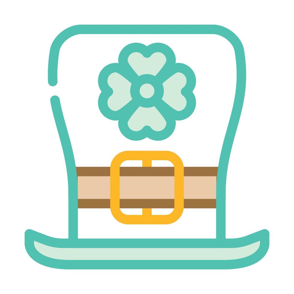 saint patrick day color icon vector illustration