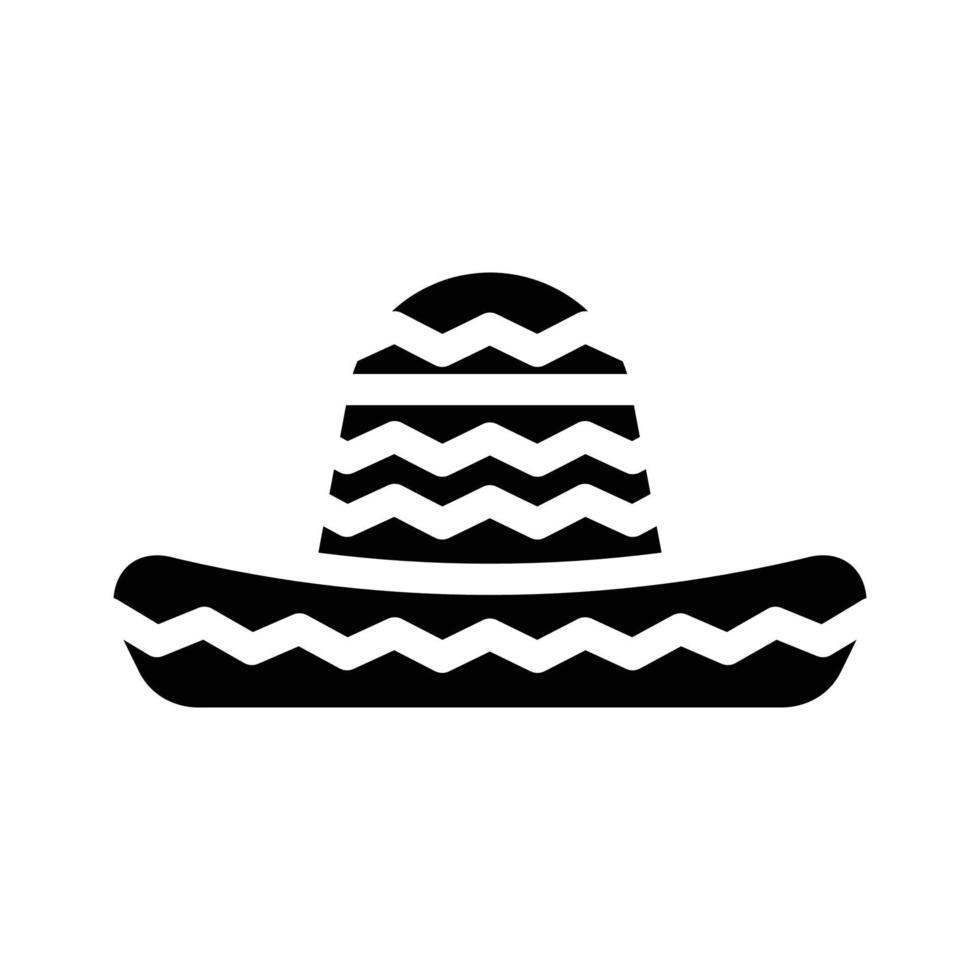 cinco de mayo holiday glyph icon vector illustration