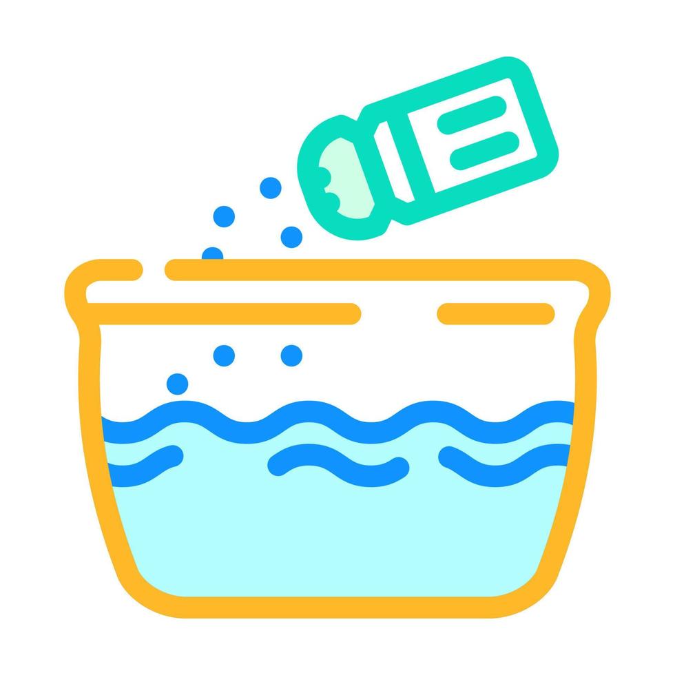 salt dumpling color icon vector illustration