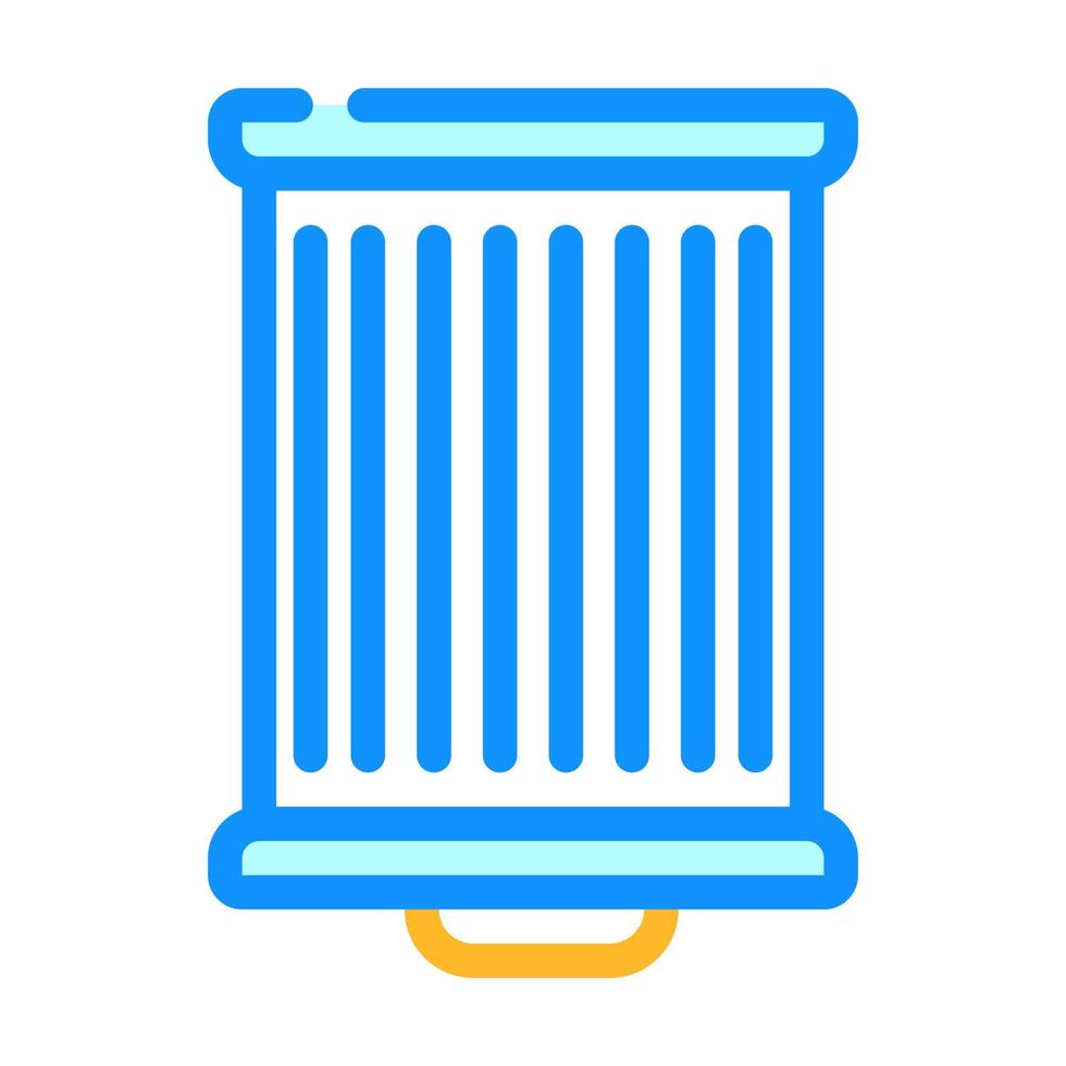 filter air cleaning device part color icon vector illustration