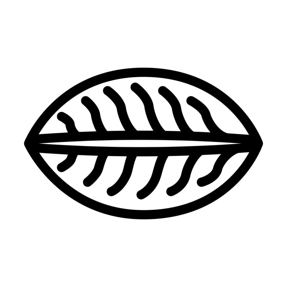 momo bola de masa hervida línea icono vector ilustración