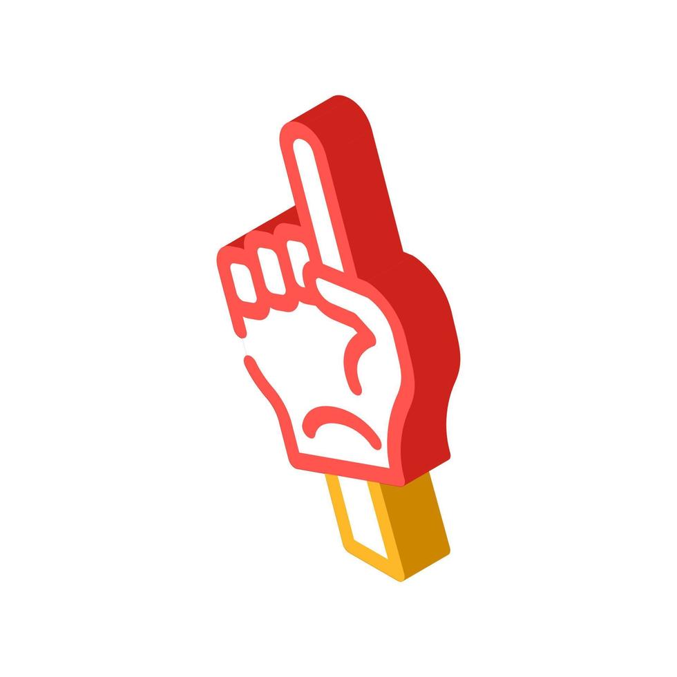 hand fan accessory isometric icon vector illustration