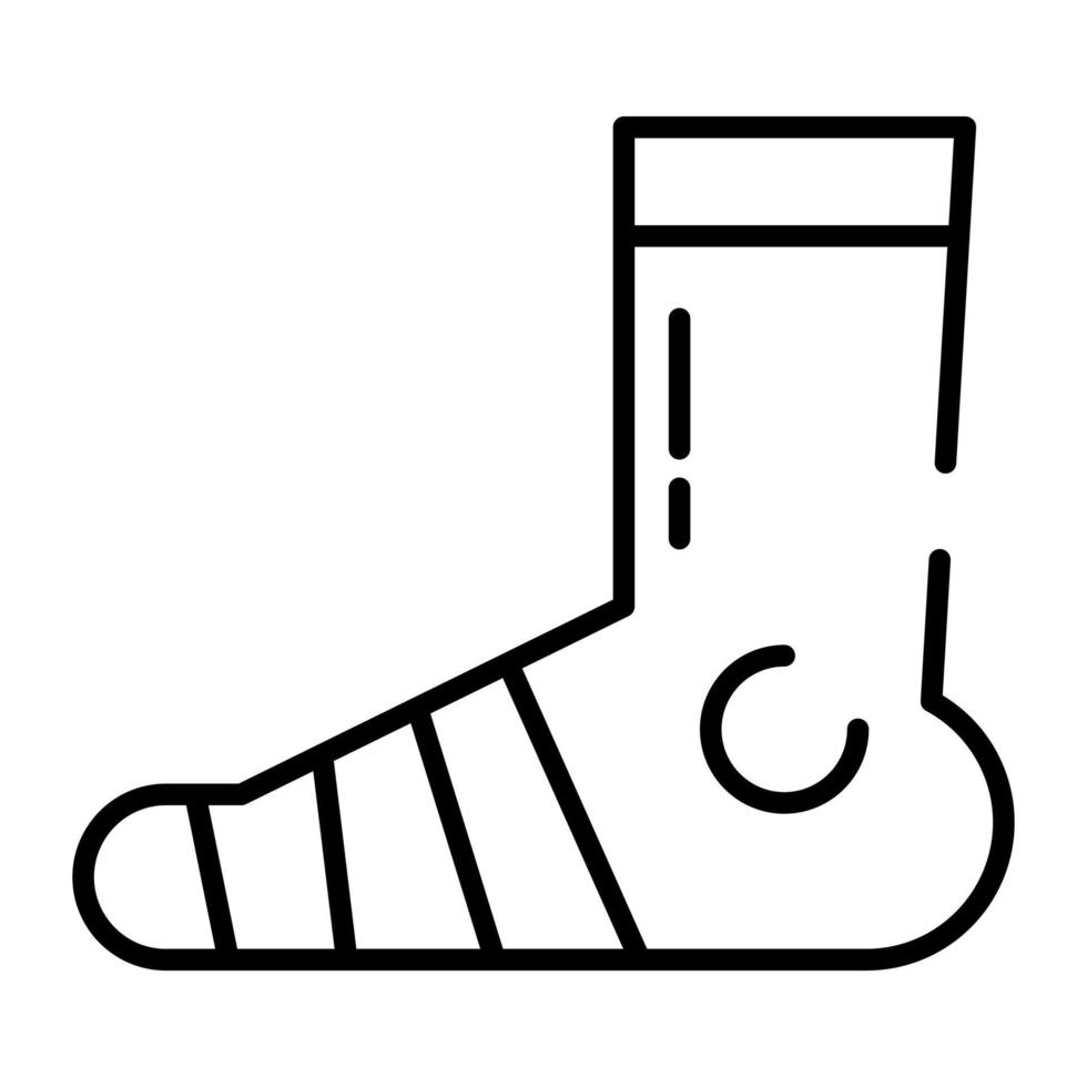 amazing icon design of foot injury, foot bandage healthcare and medical vector