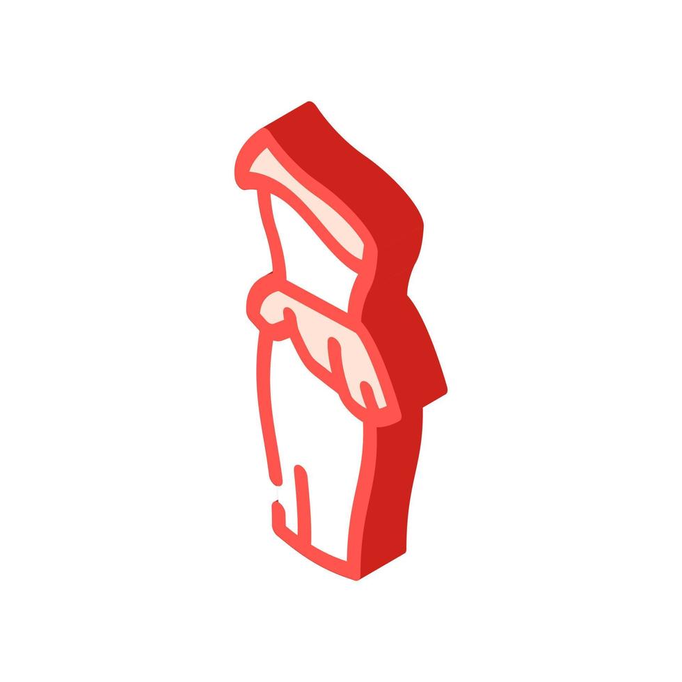 dresses cocktail isometric icon vector illustration