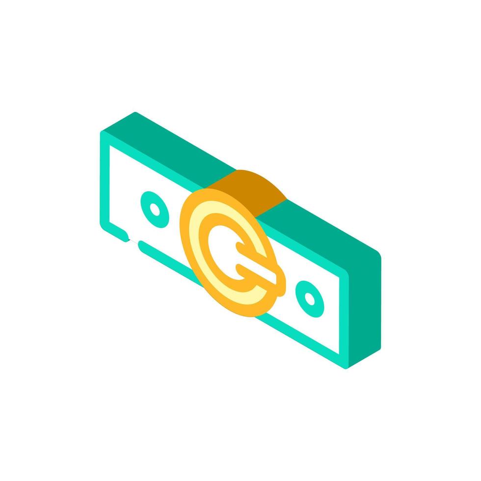 belts clothing accessory isometric icon vector illustration