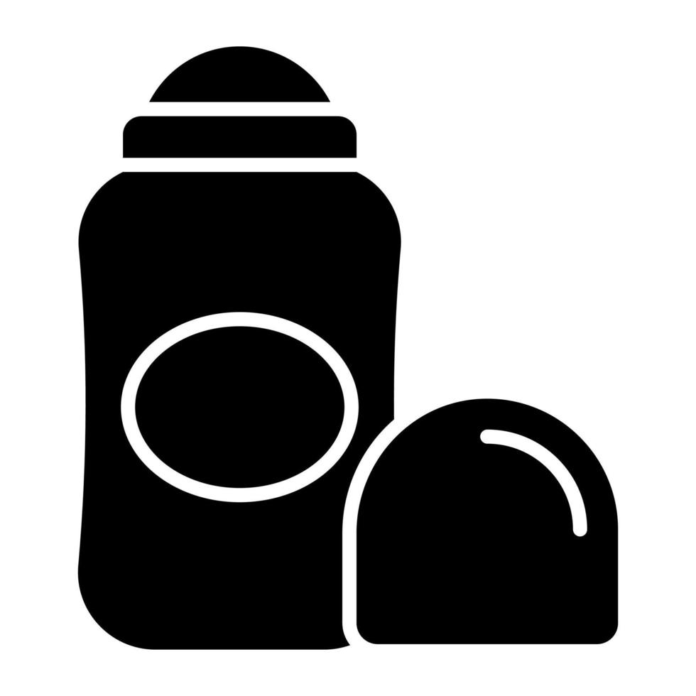 Deodorant vector design, perfume bottle