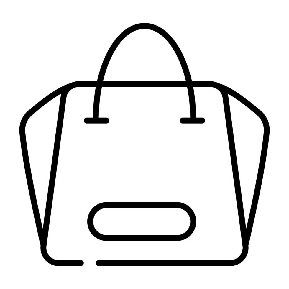 icono de bolsa de compras, vector editable fácil de usar