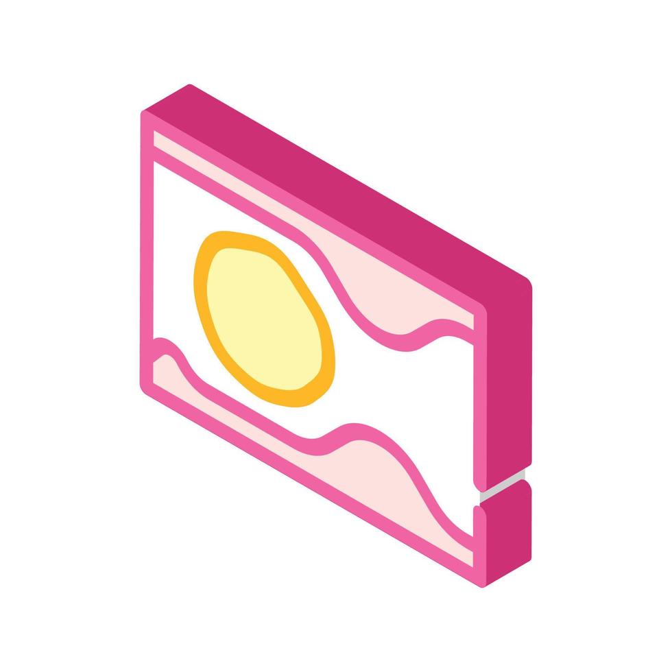 thrombus health problem isometric icon vector illustration