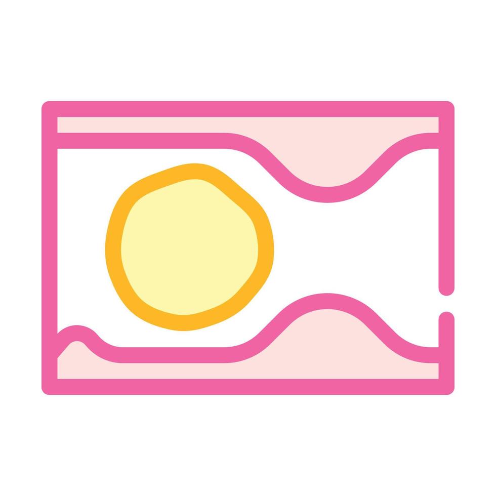 thrombus health problem color icon vector illustration