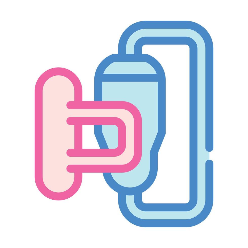 power unit color icon vector flat illustration