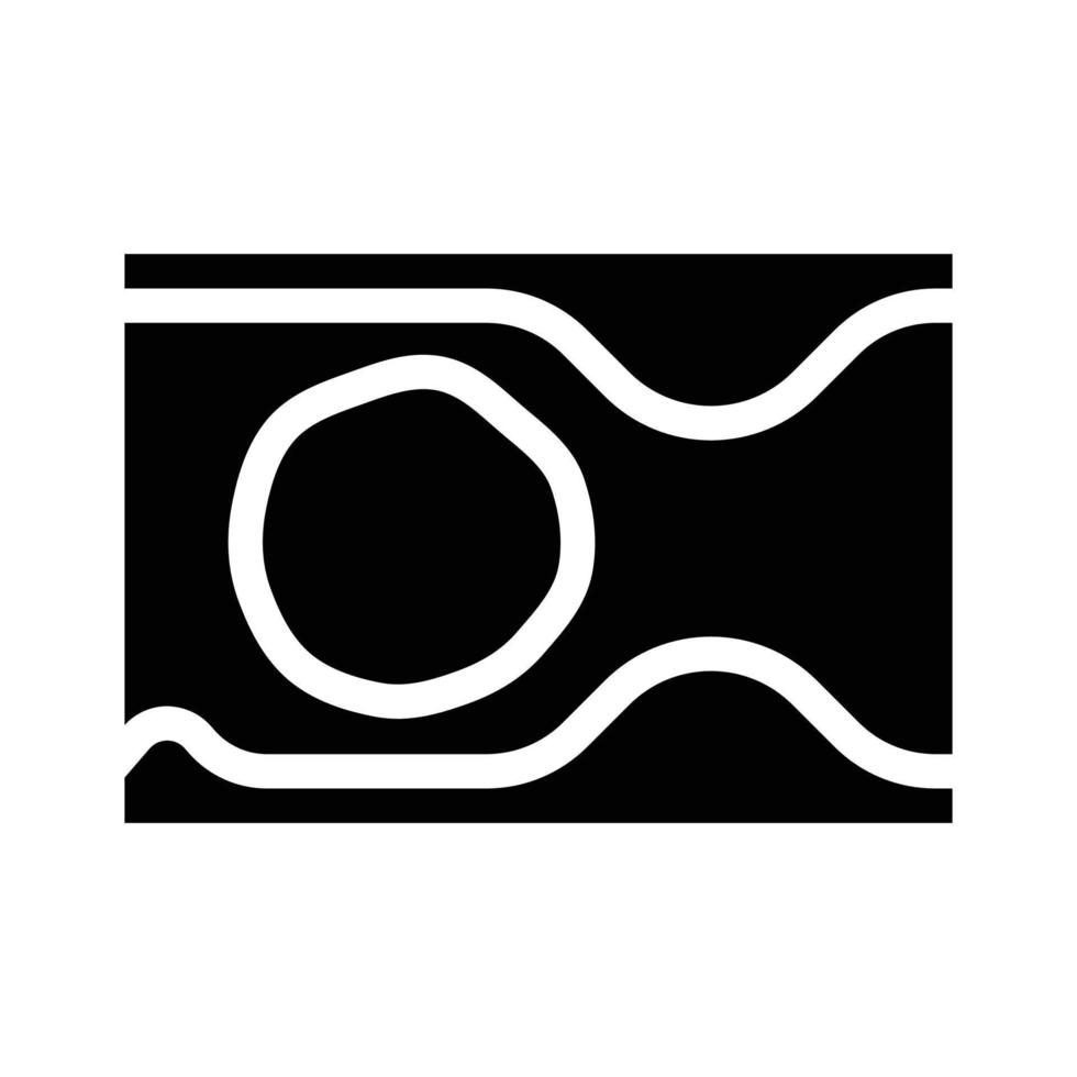 thrombus health problem glyph icon vector illustration