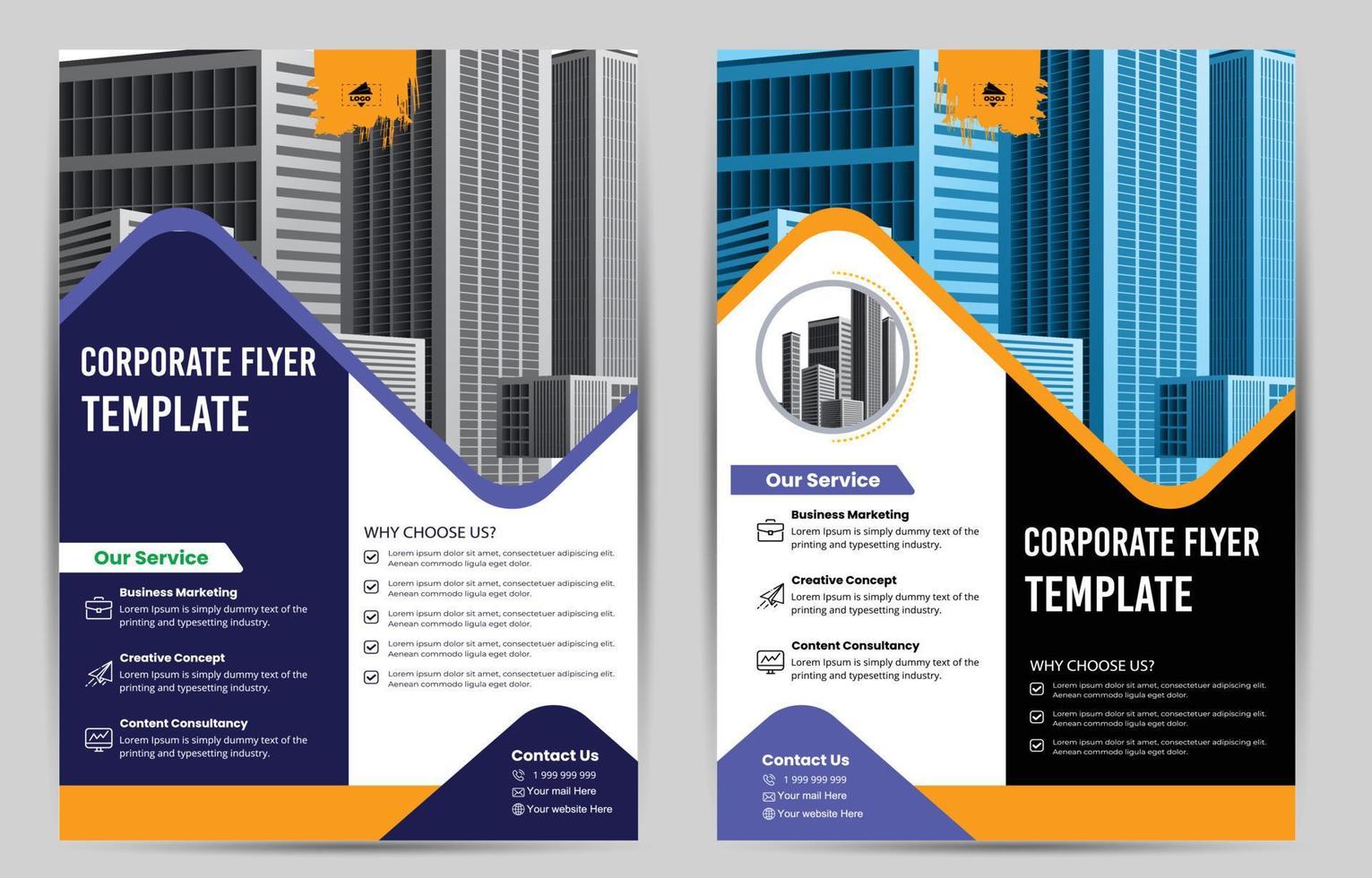 Creative Modern Flyer. Annual Report, Creative Portfolio, A4 minimal flyer, Business Brochure template, Corporate Business Flyer, brochure cover design layout, Business Presentation, Magazine Cover. vector