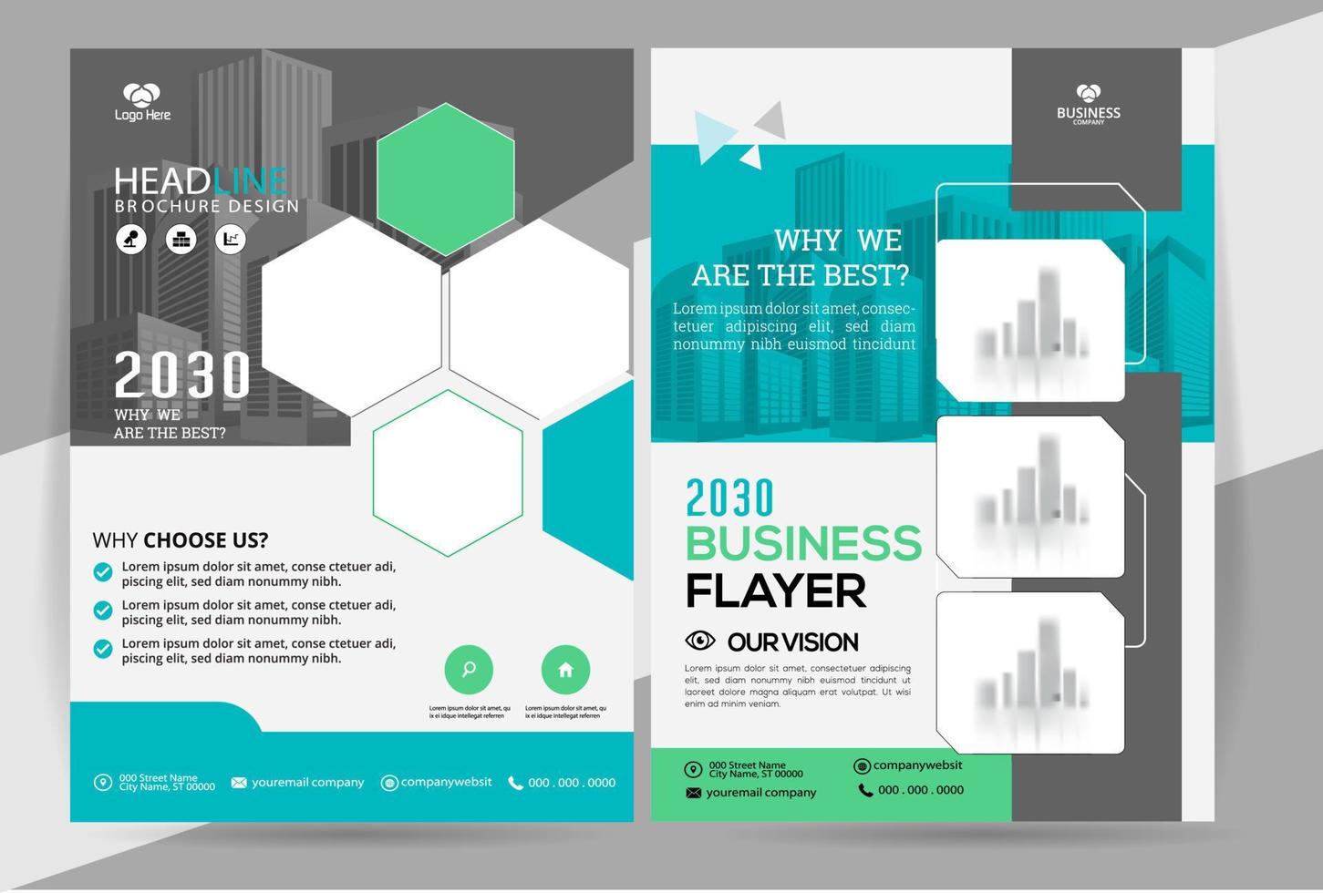 Creative Modern Flyer. Annual Report, Creative Portfolio, A4 minimal flyer, Business Brochure template, Corporate Business Flyer, brochure cover design layout, Business Presentation, Magazine Cover. vector