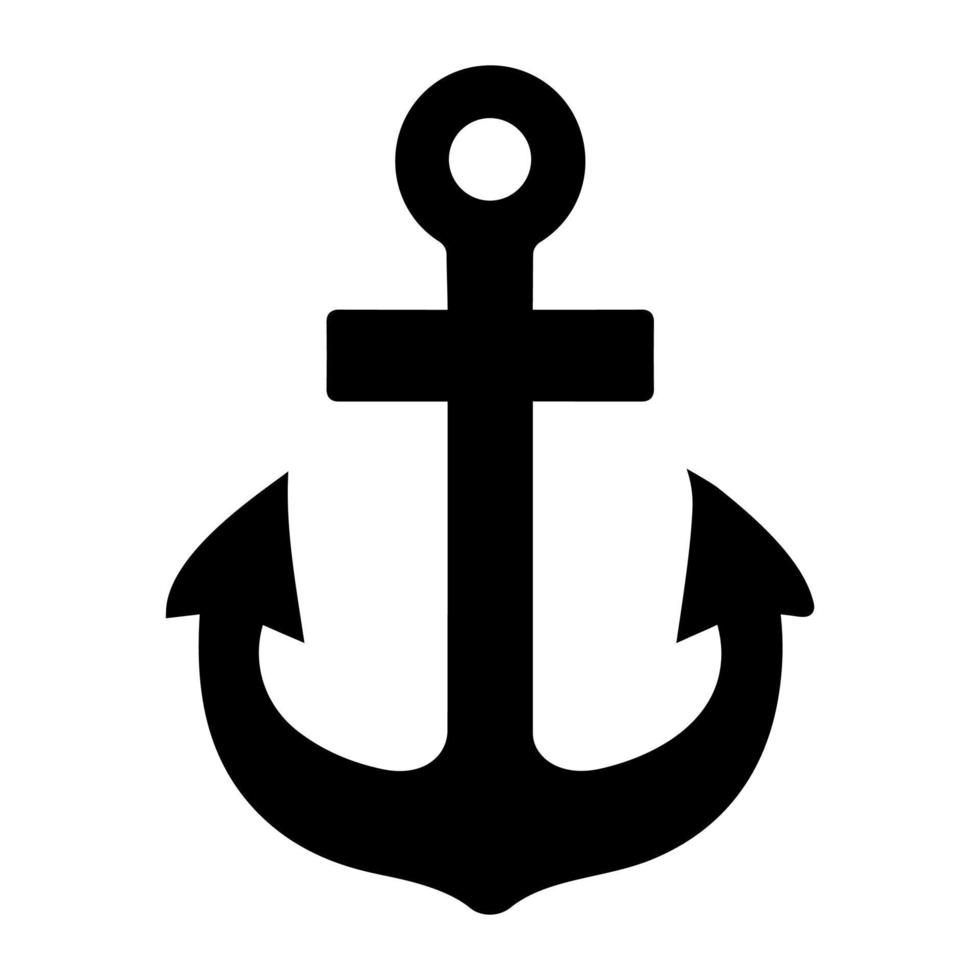 Check this beautiful vector of anchor, harbor tool boat anchor