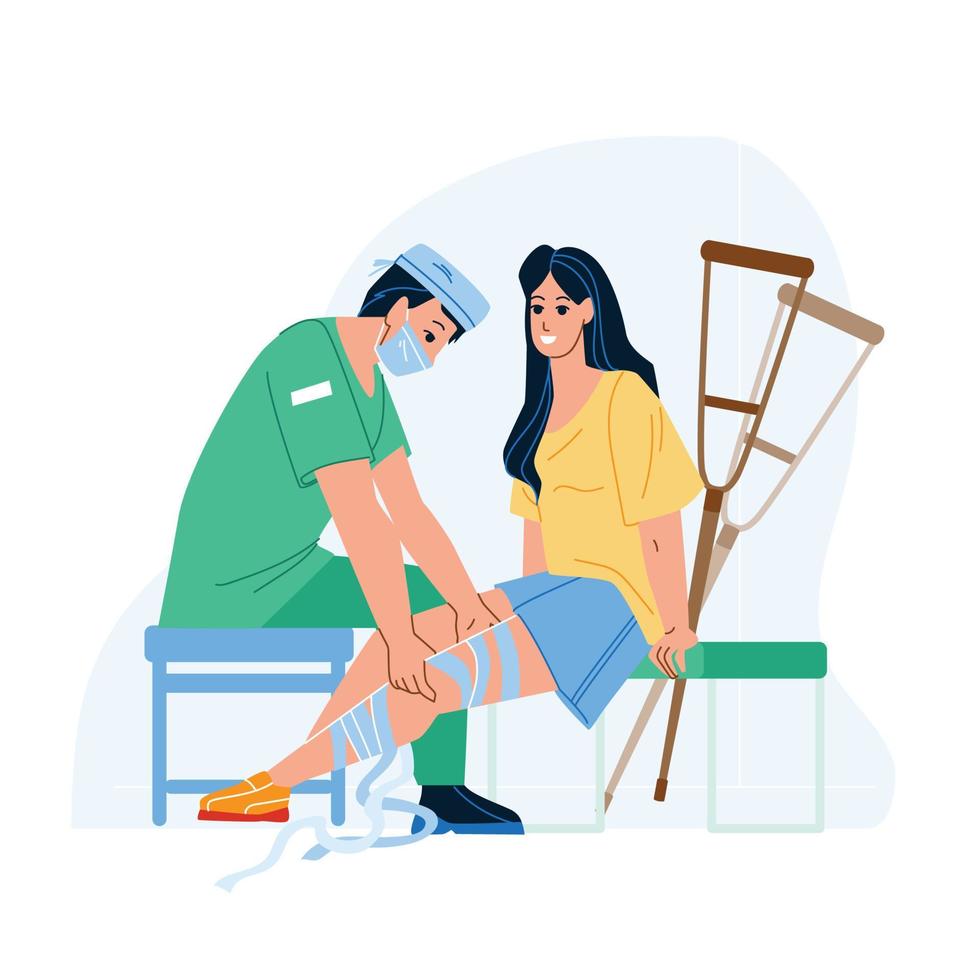 In Traumatology Patient Treatment Trauma Vector