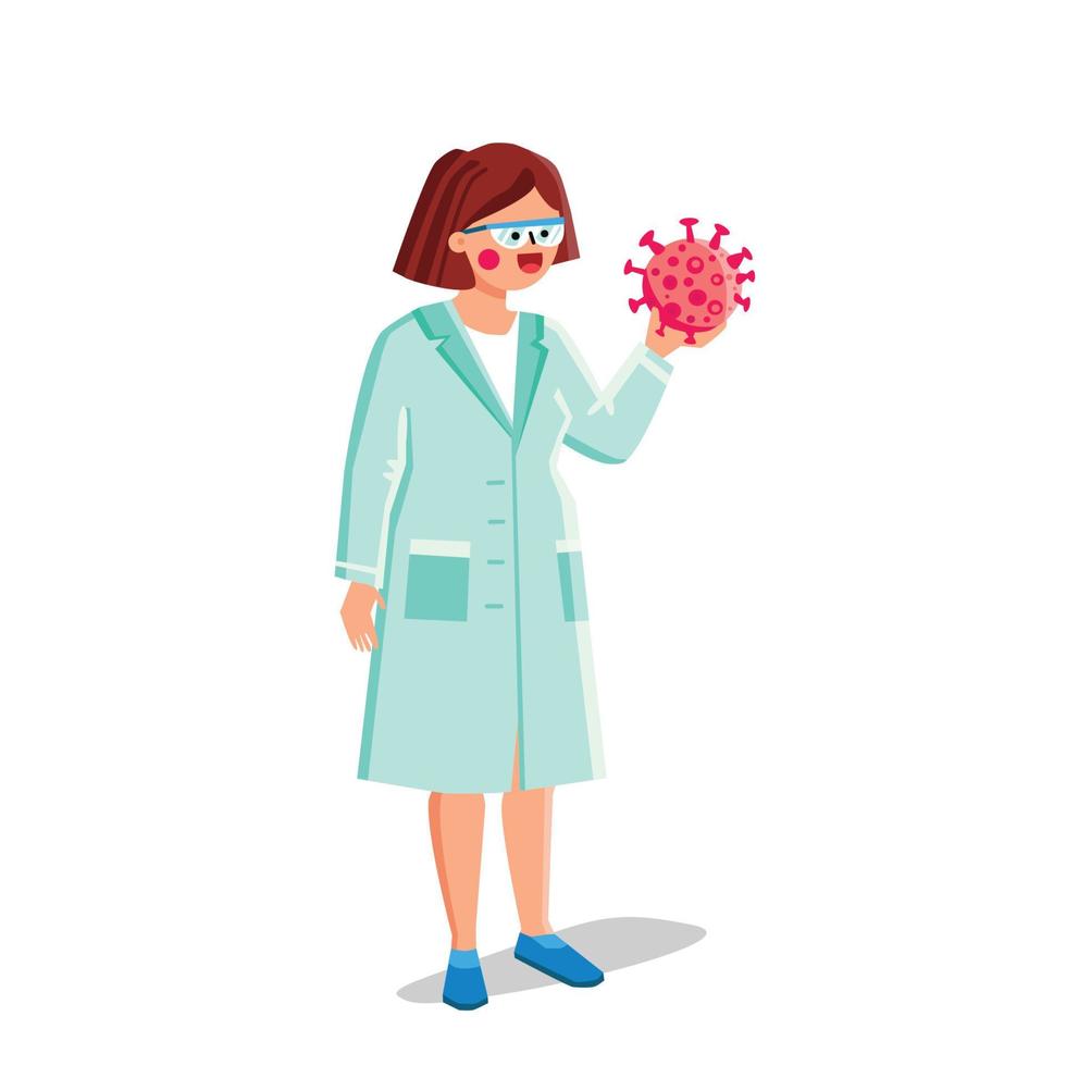 Virology Science Research Laboratory Worker Vector