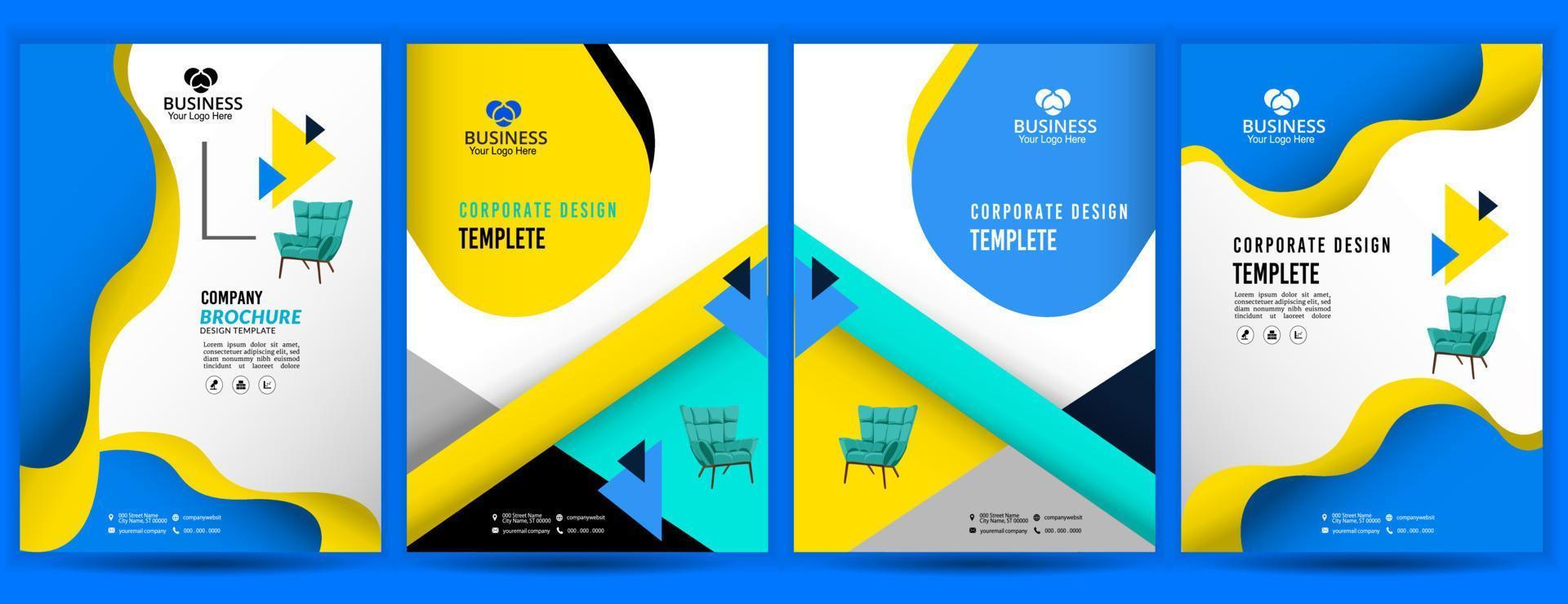 Creative business template, Corporate Flyer, brochure cover design layout, Business Presentation, Book Cover Design, Business Brochure, Annual Report, Magazine Poster, Portfolio, Modern Flyer. vector