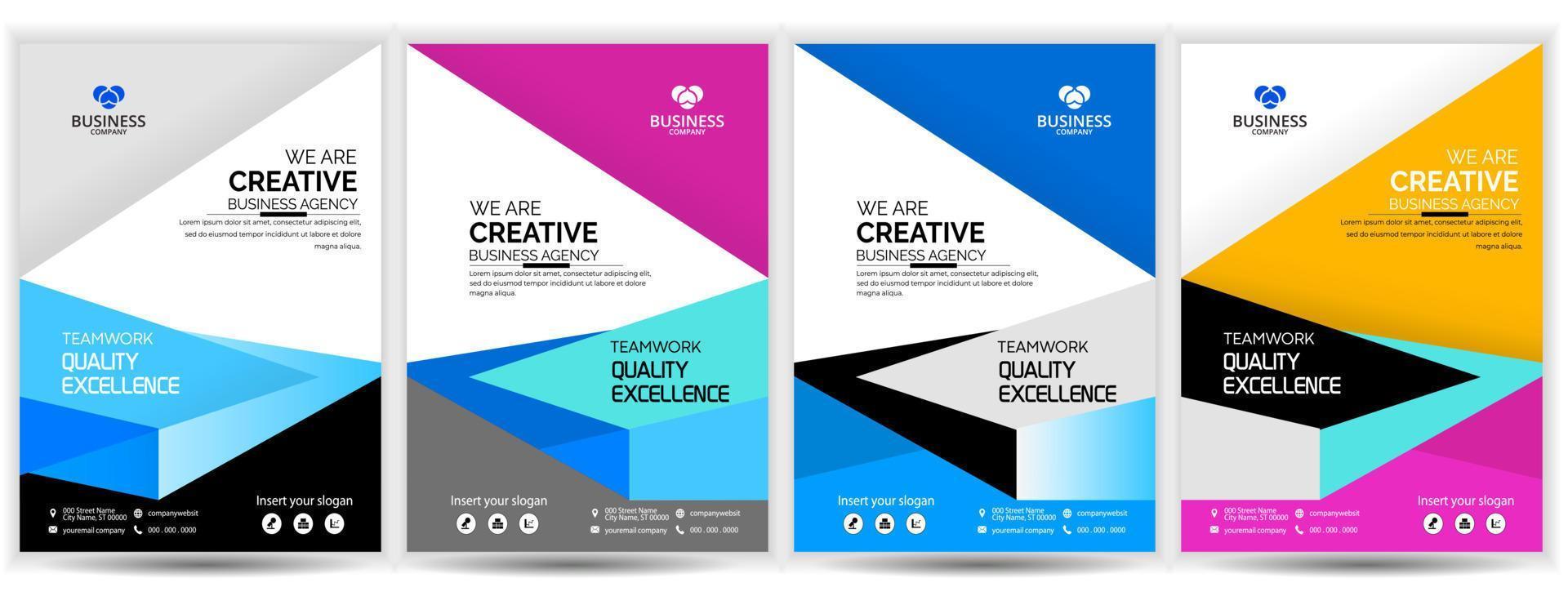 Creative Modern Flyer. Annual Report, Creative Portfolio, A4 minimal flyer, Business Brochure template, Corporate Business Flyer, brochure cover design layout, Business Presentation, Magazine Cover. vector