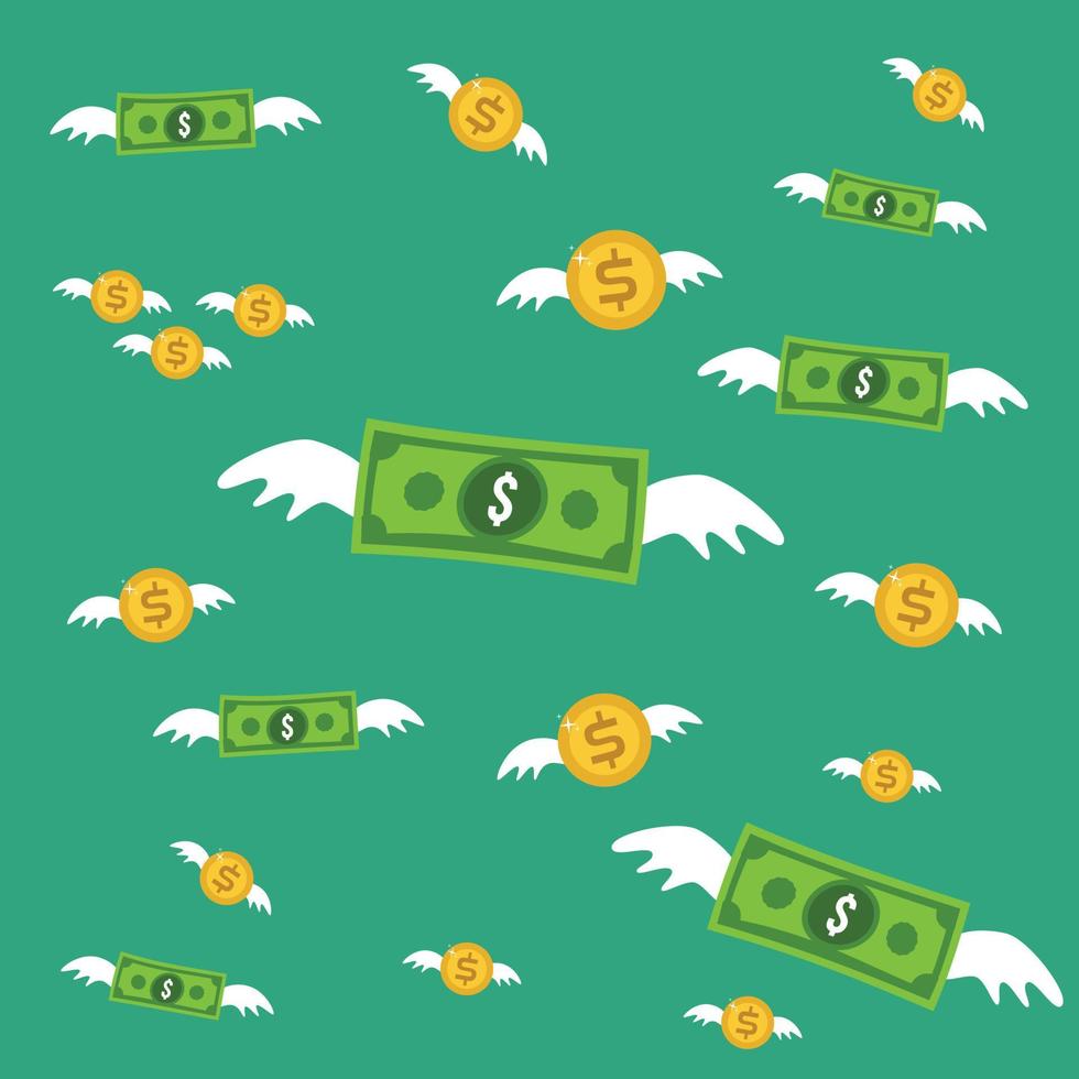 money vector, illustration, dollar vector