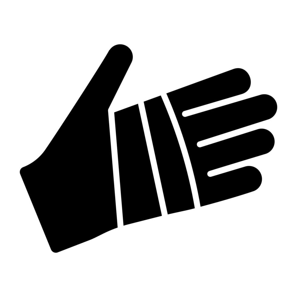 Hand injury vector design, trendy and modern icon