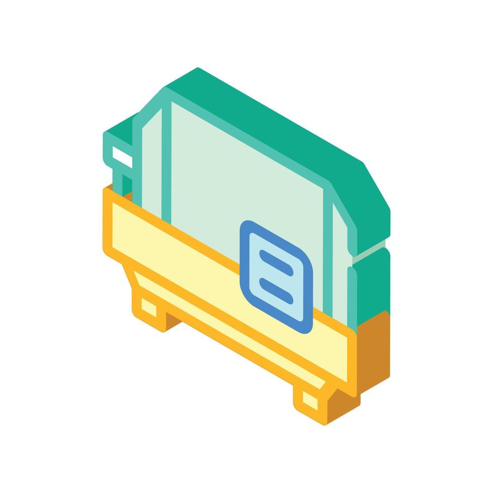 spin centrifuge isometric icon vector symbol illustration