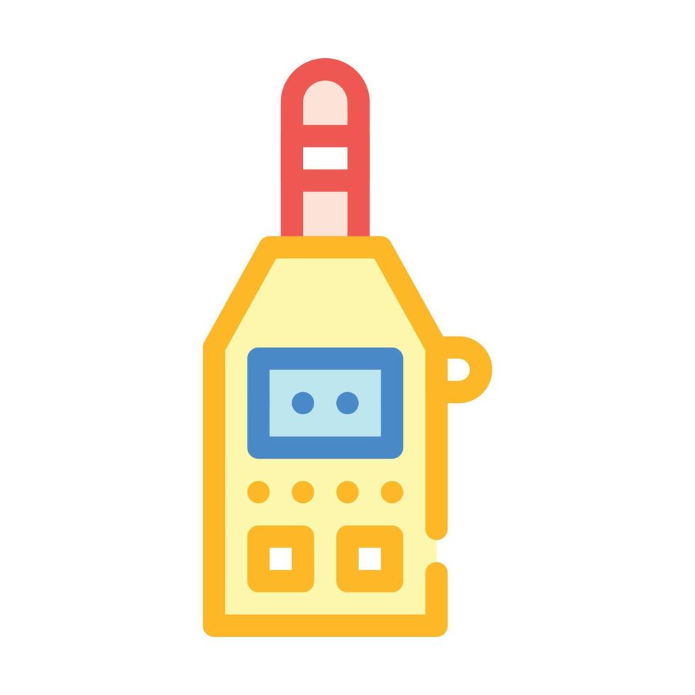 vibrometer measuring equipment color icon vector illustration