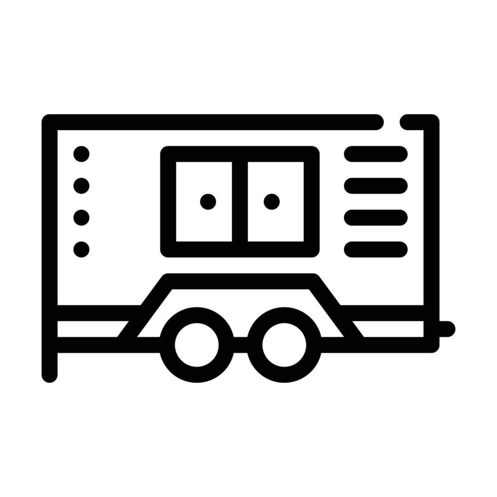 generator building equipment line icon vector illustration