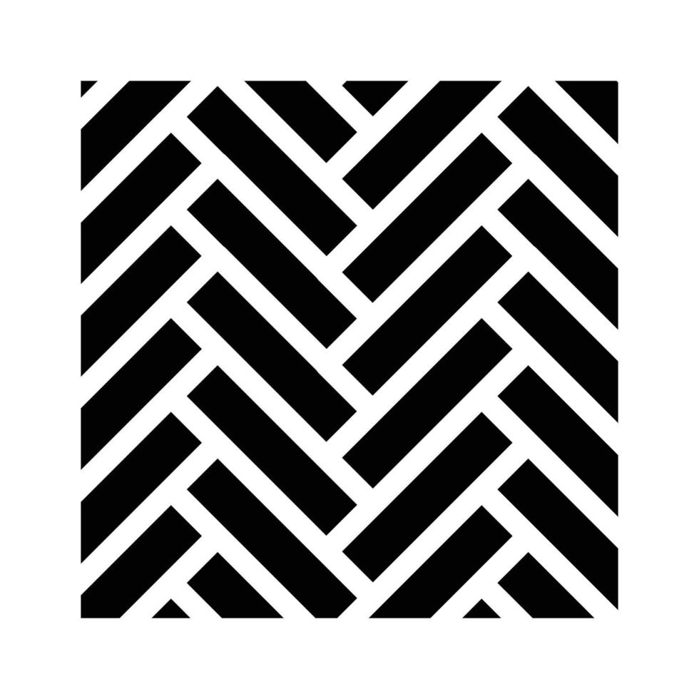 parquet floor glyph icon vector illustration isolated