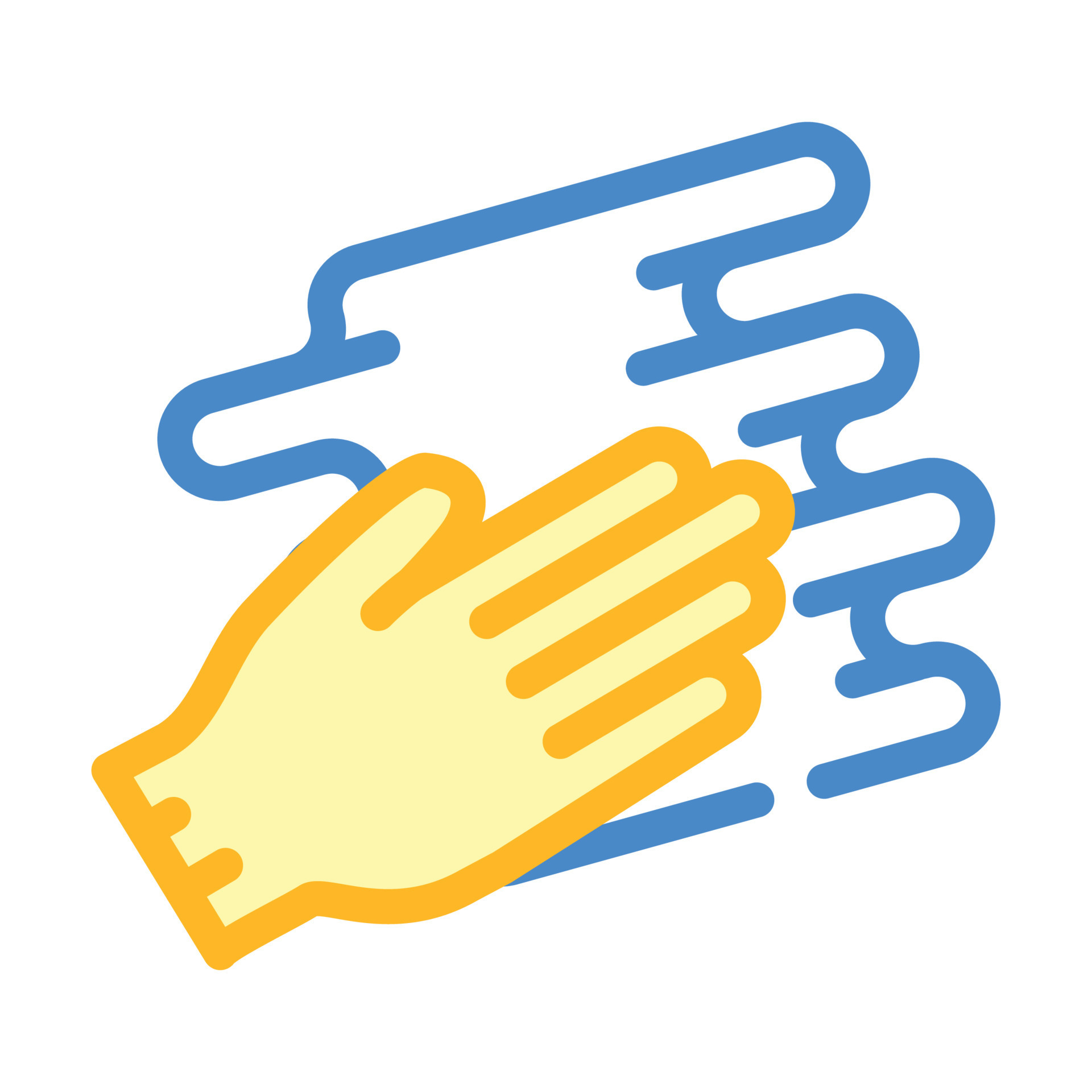 Spread your hand. Spread your hand