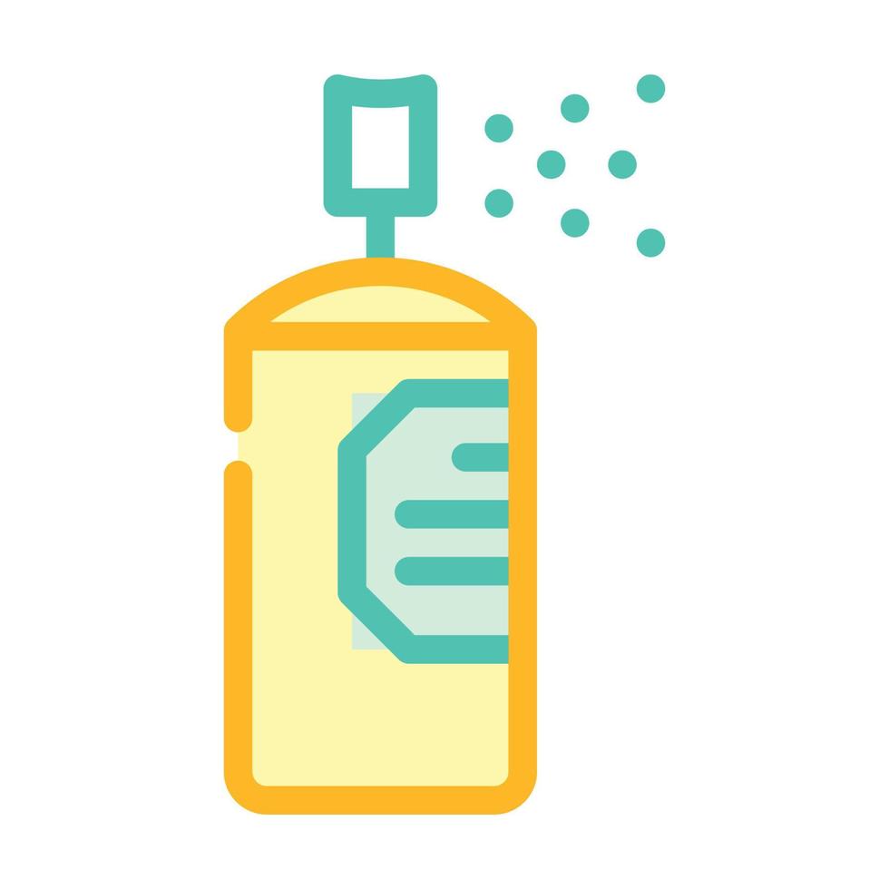 paint color bottle color icon vector illustration