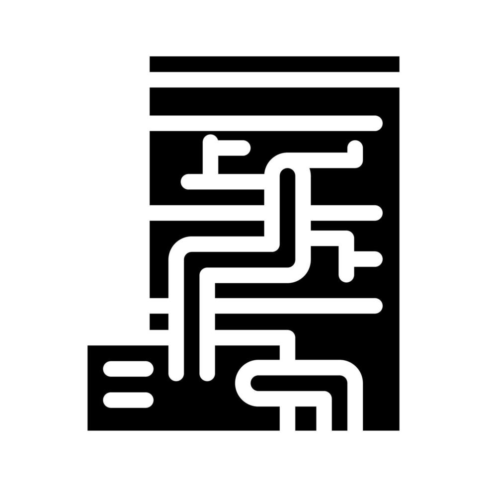 eco energy scheme glyph icon vector illustration