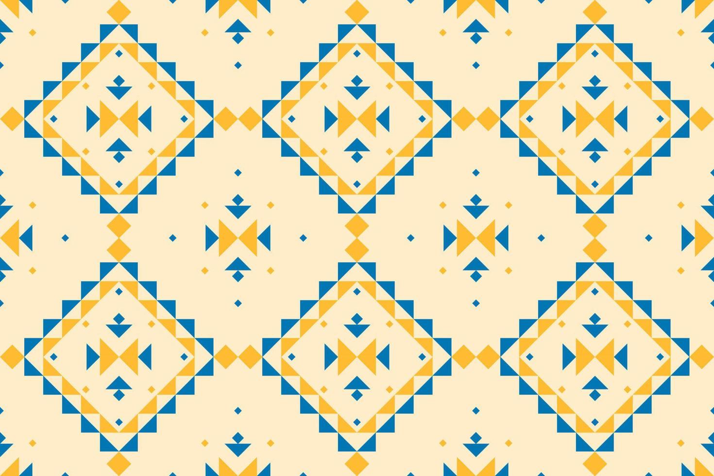 arte nativo étnico abstracto. patrón geométrico étnico sin costuras en tribal. tela estilo indio. vector