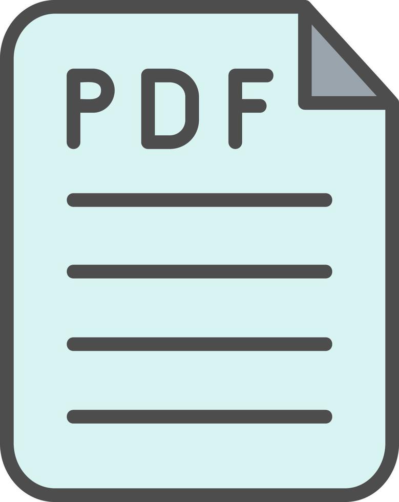 Pdf Vector Icon