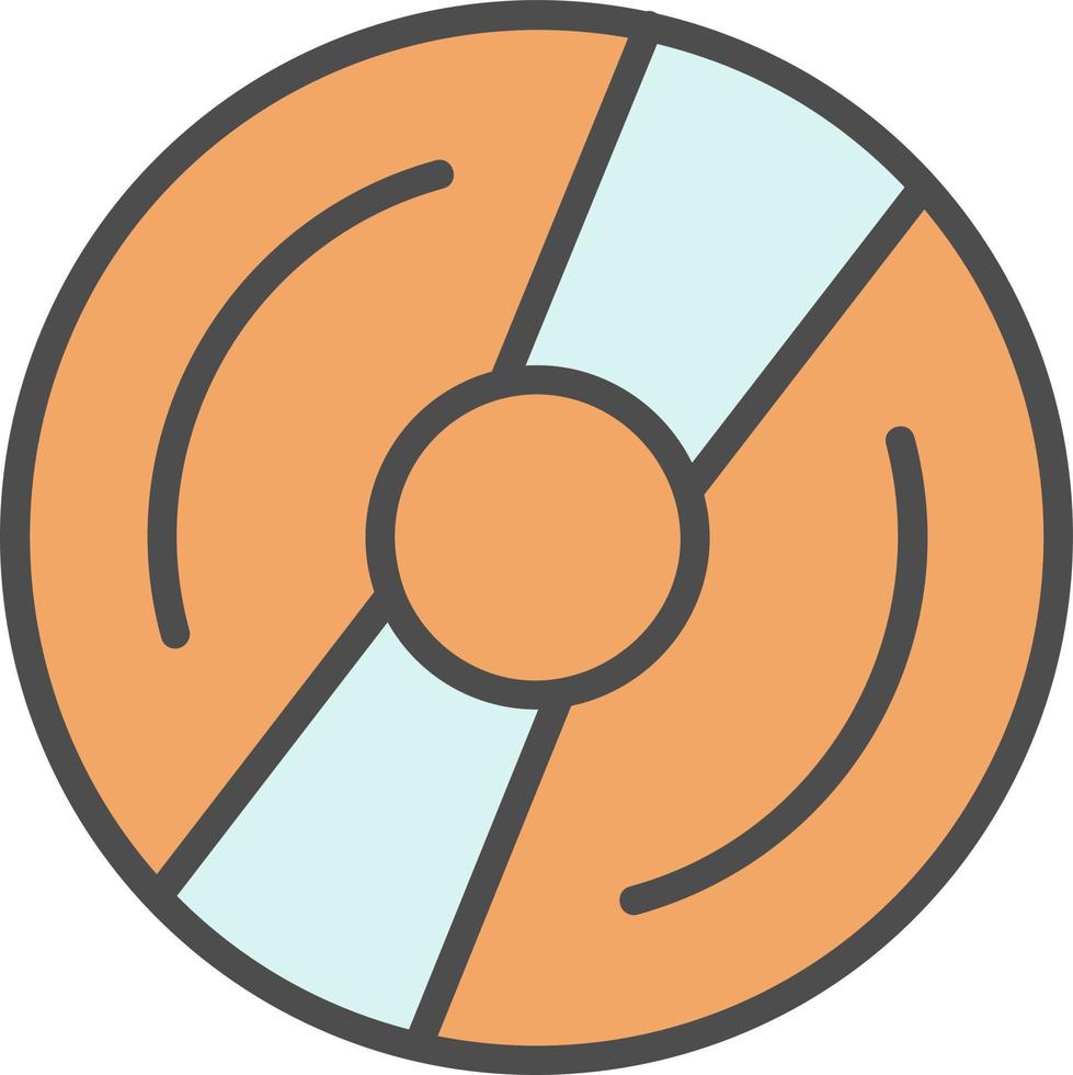 Compact disk Vector Icon