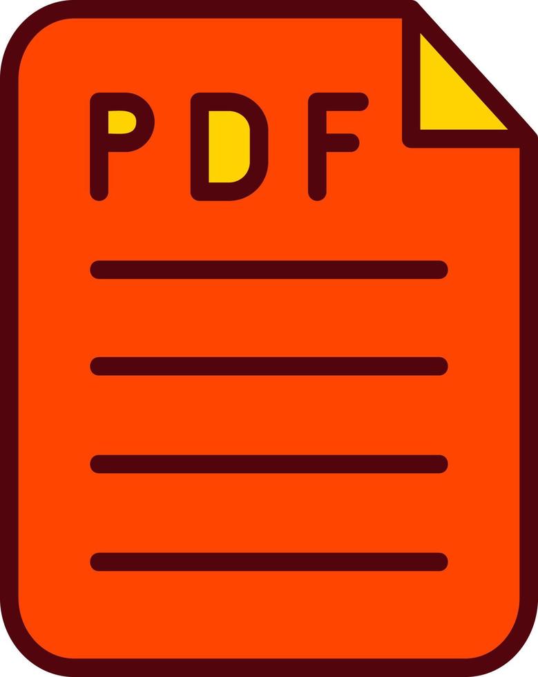 Pdf Vector Icon