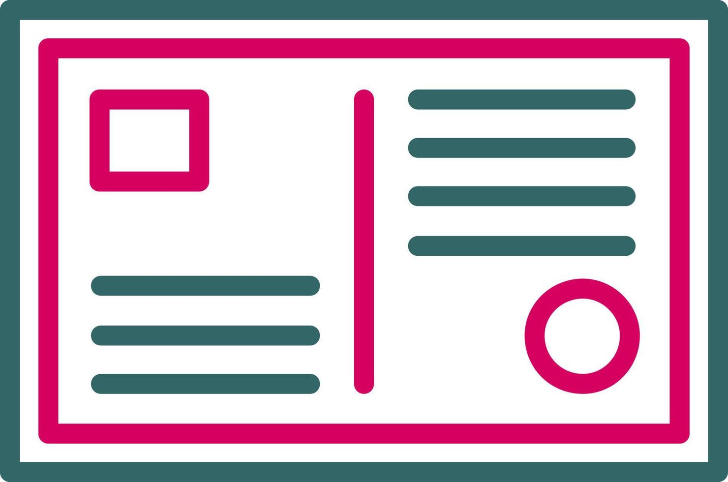 Postcard Vector Icon 17320502 Vector Art at Vecteezy