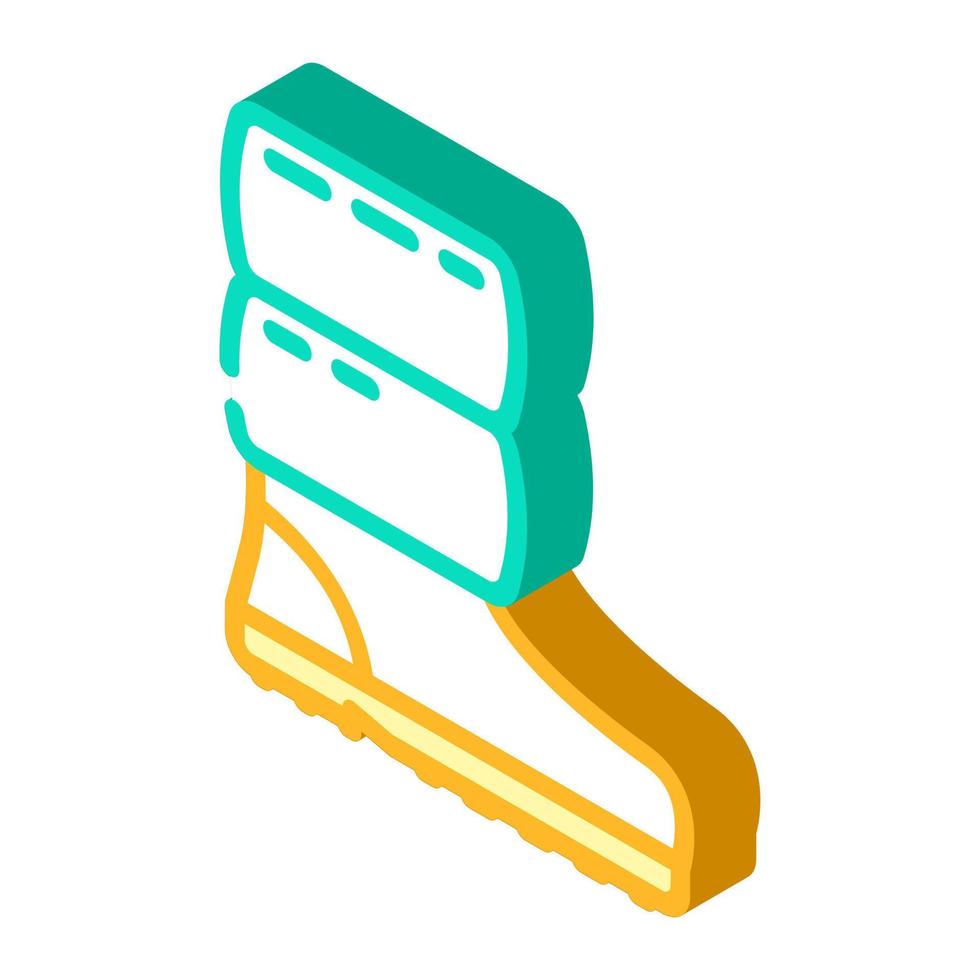 moonwalker footwear isometric icon vector illustration