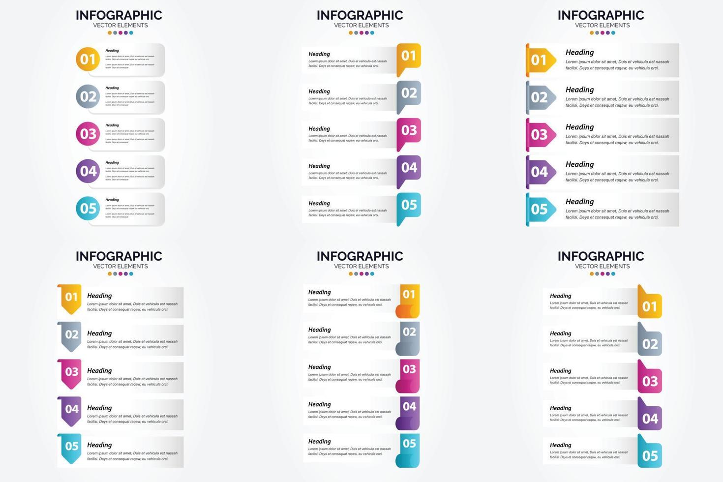 Use this set of vector infographics for advertising in a brochure. flyer. or magazine.