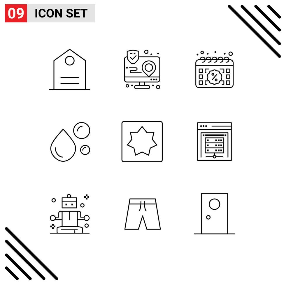 9 Creative Icons Modern Signs and Symbols of omega healthy fat buy fish oil sale Editable Vector Design Elements