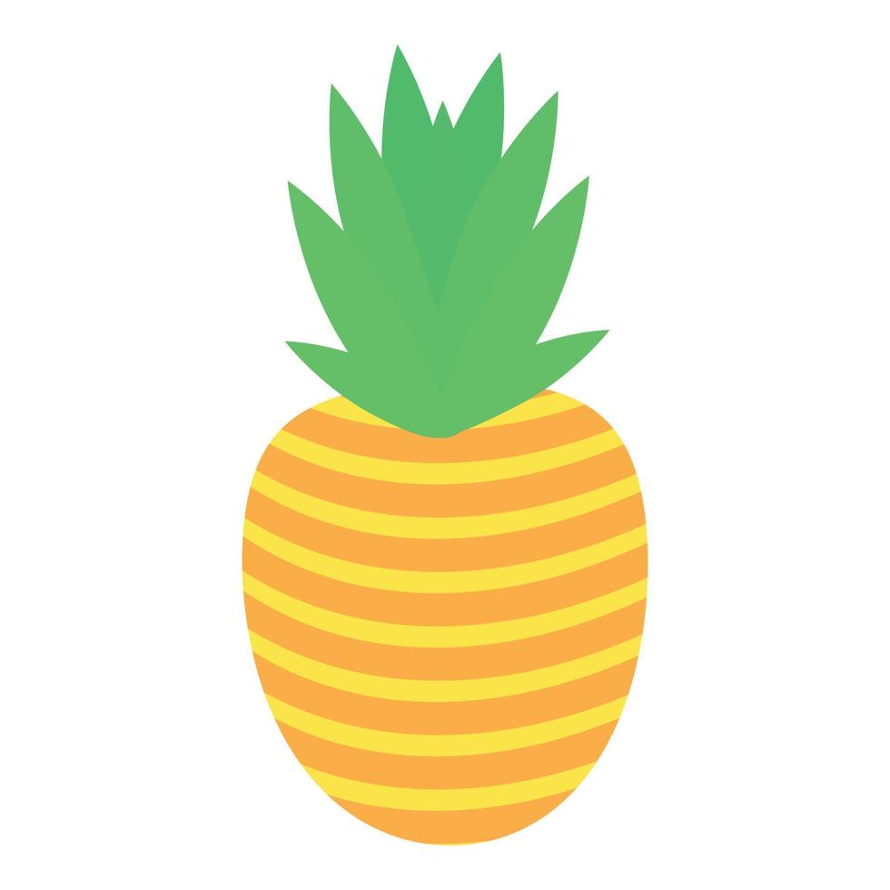 Ananas icon cartoon vector. Tropical fruit vector