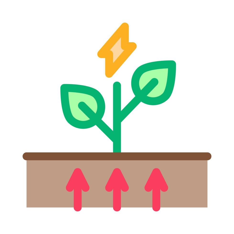 eco energy icon vector outline symbol illustration