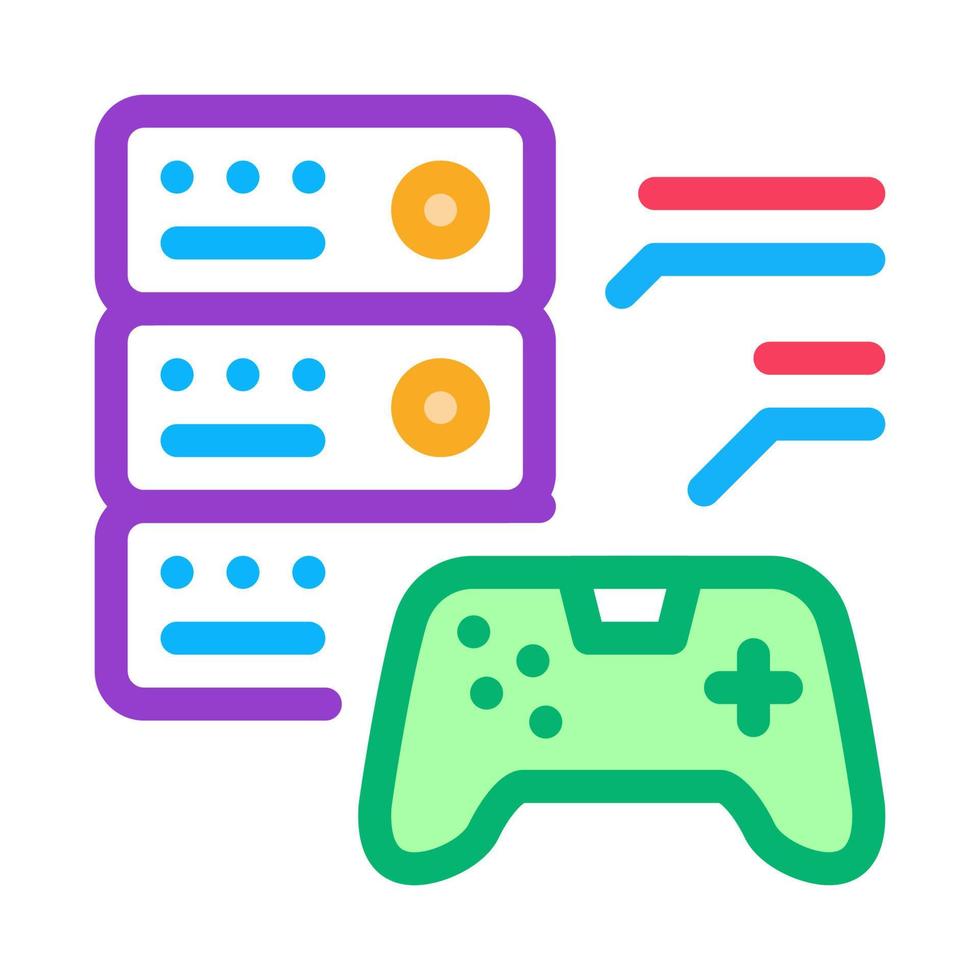 game main menu icon vector outline illustration
