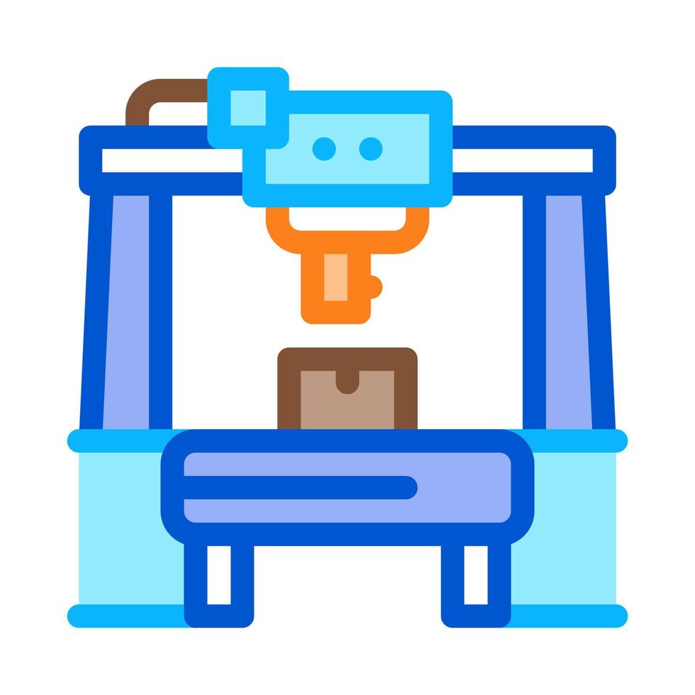 manufacturing machine icon vector outline illustration