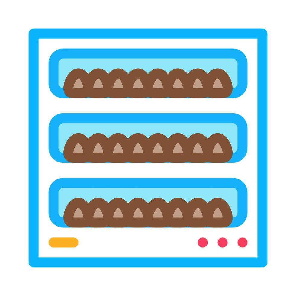 mushroom farm equipment icon vector outline illustration