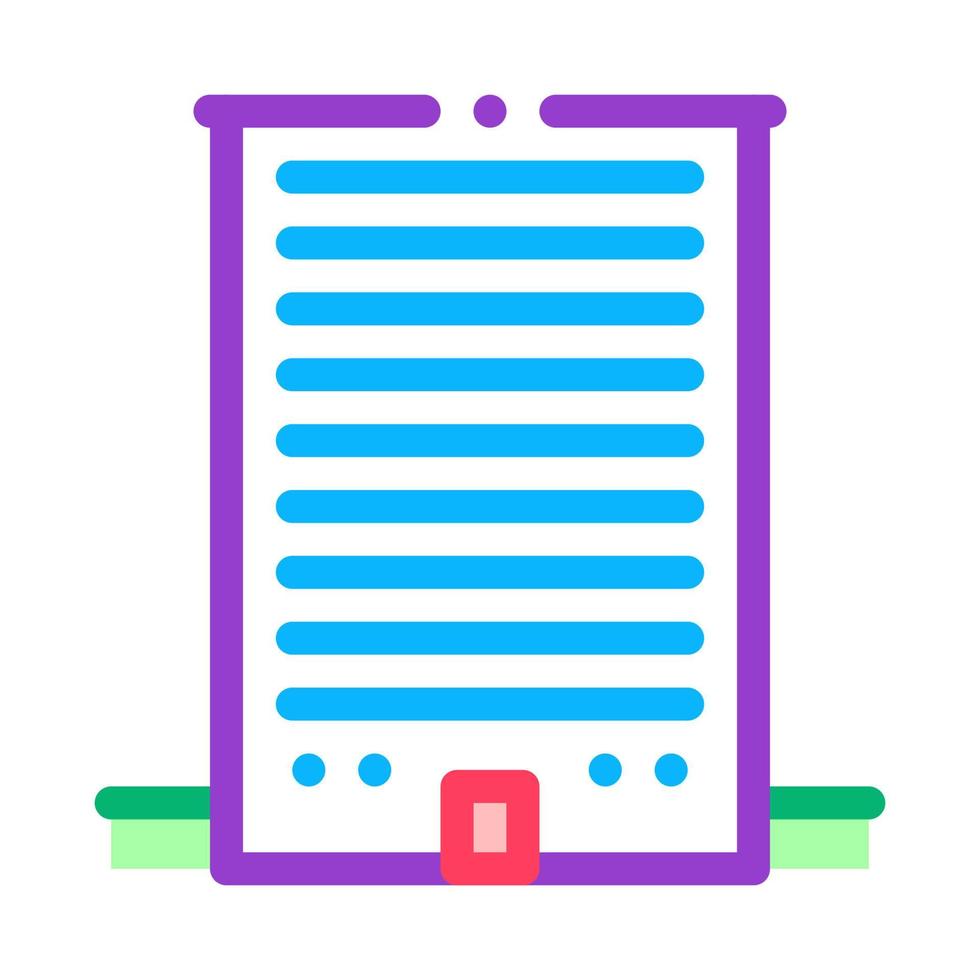 akyscraper apertments icon vector outline illustration