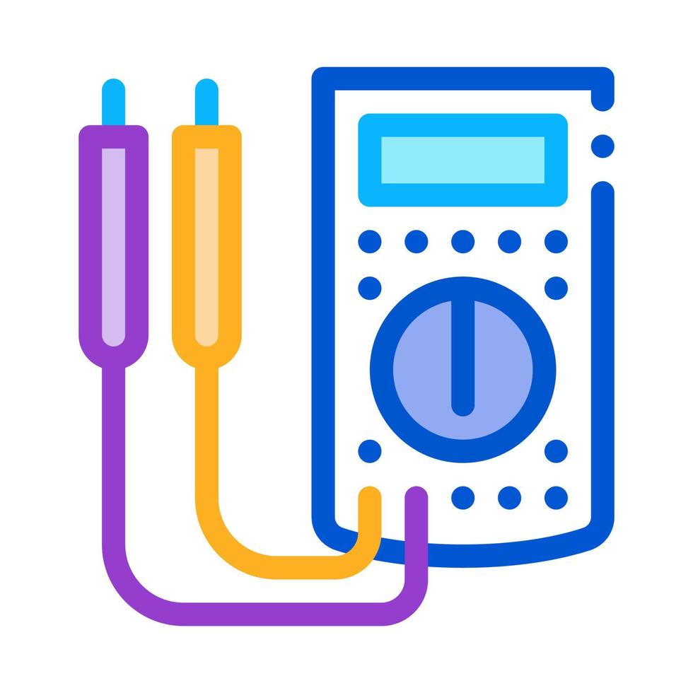 ammeter tool icon vector outline illustration